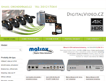 Tablet Screenshot of digitalvideo.cz